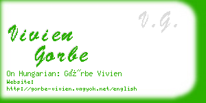 vivien gorbe business card